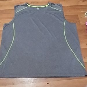 NWOT mens"ZonePro"sleeveless active polyester shir